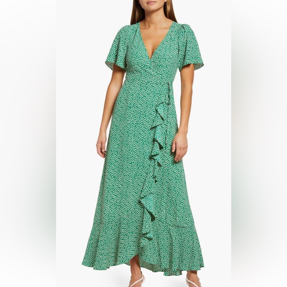 Socialite Printed Ruffle Dress - Picture 5 of 12